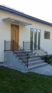 Hus renovering klar o trappräcke på plats :)