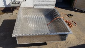 Aluminium balja till A-traktor