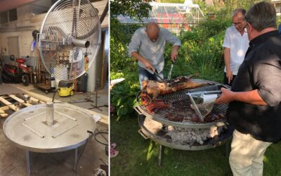 Grand de Lux rostfri grill: Ett mästerverk i storlek och kvalitet