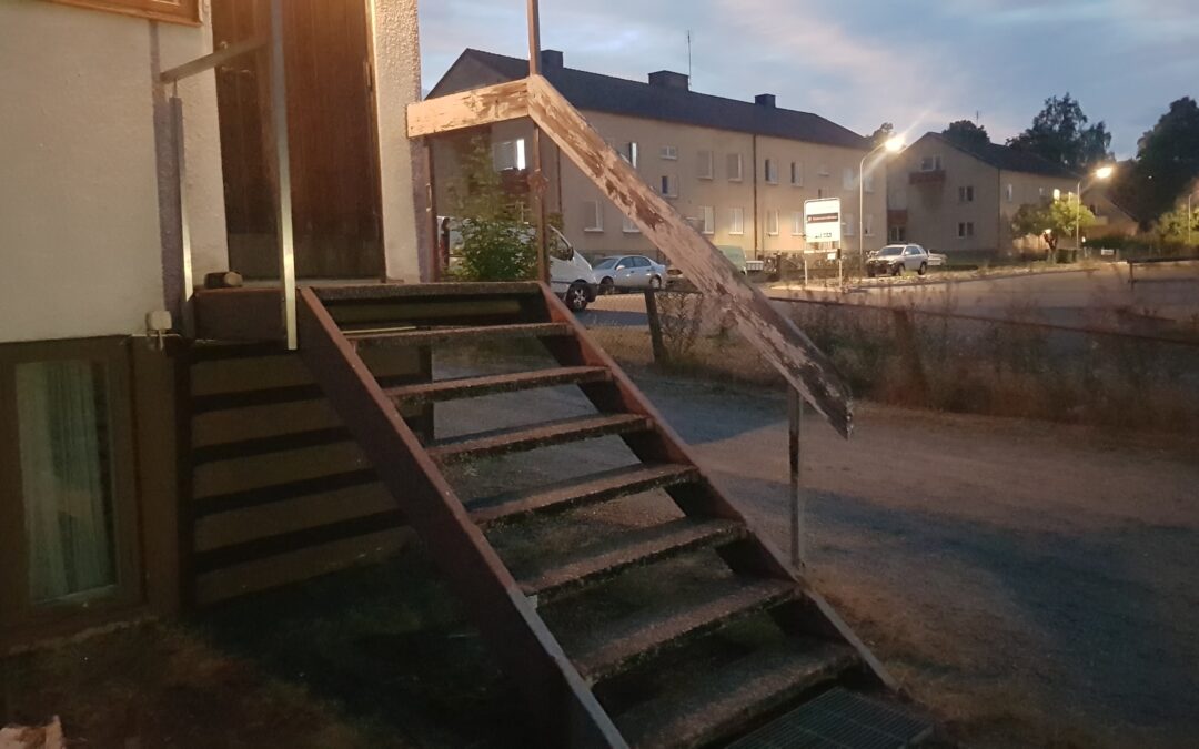 Entréräcke i rostfritt